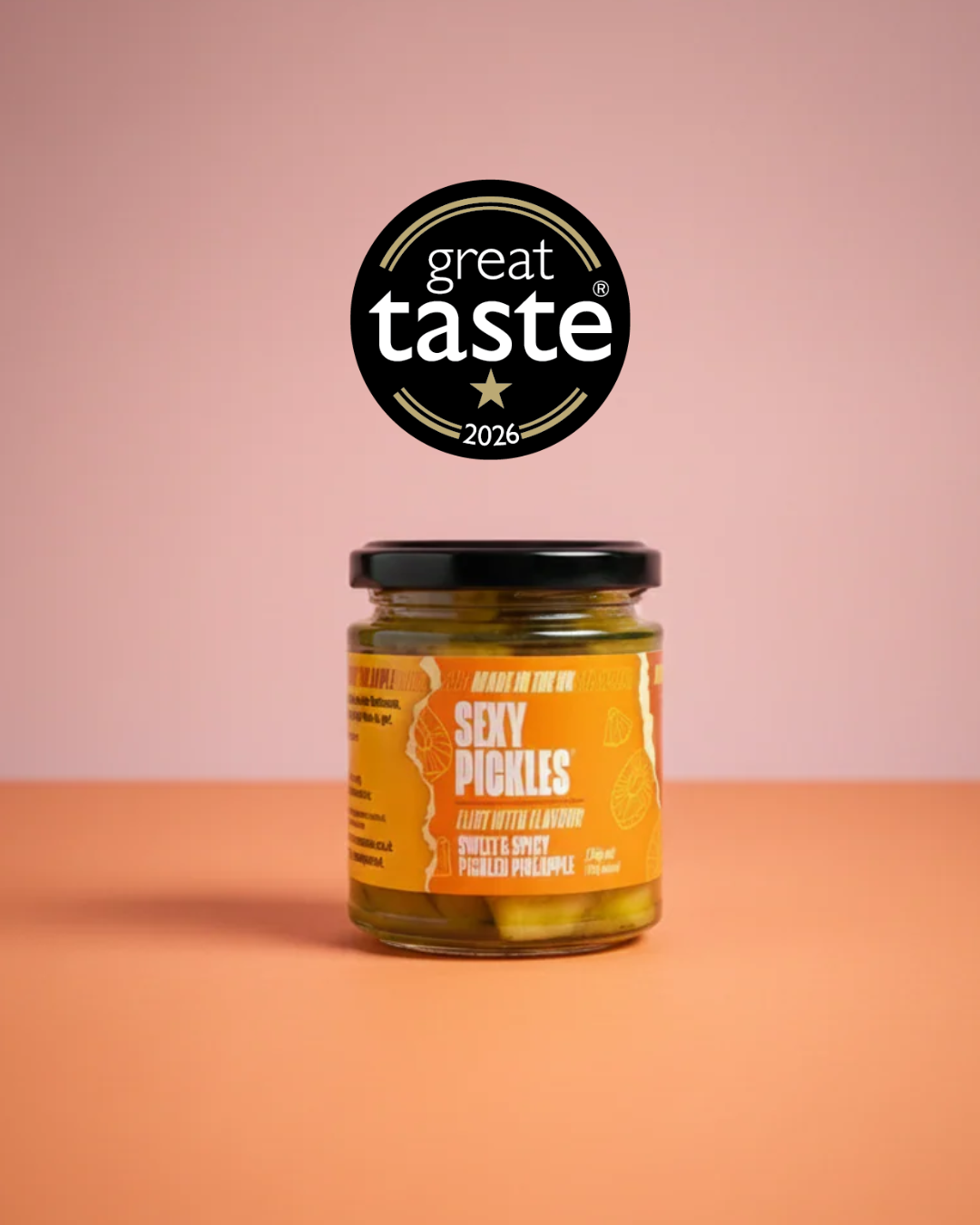 Sexy Pickles Sweet & Spicy Pickled Pineapple Great Taste Award Winner 
